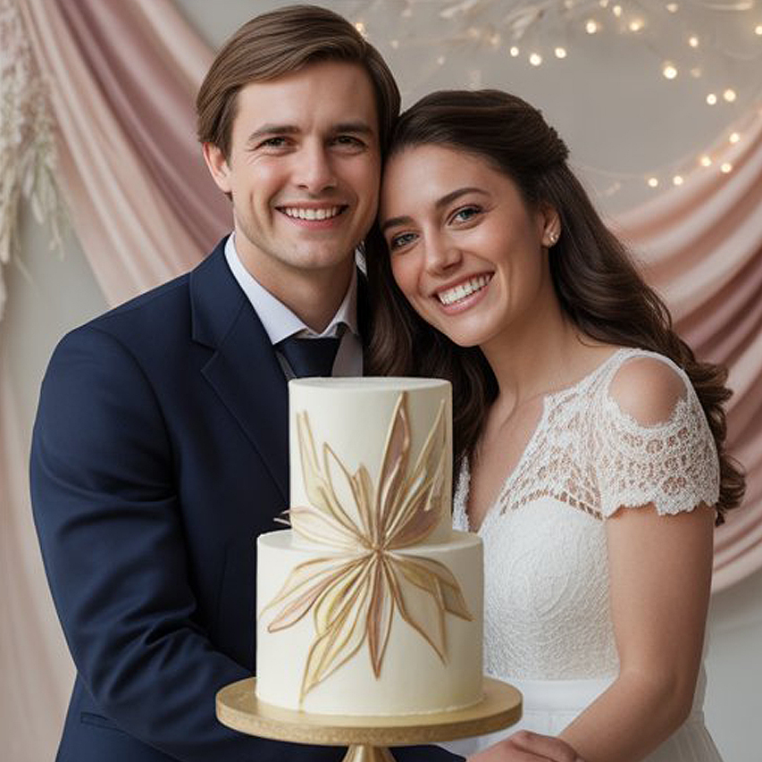 Anne & Tobias Hochzeitstorte Brandenburg